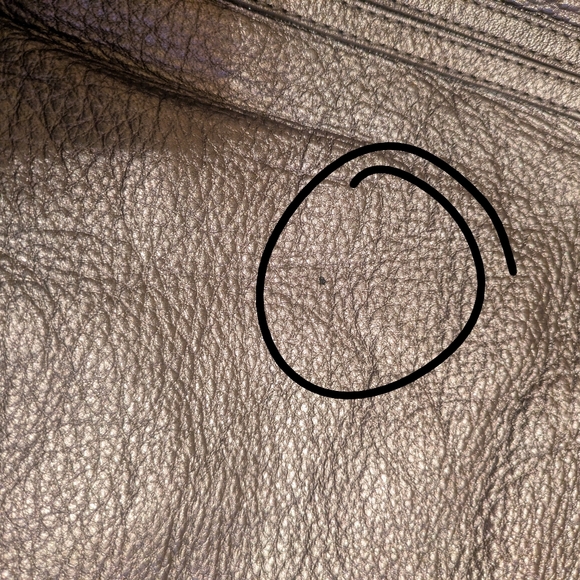 Tory Burch Metallic Kellan Hobo - Silver EUC (Call Outs!) - Picture 13 of 15